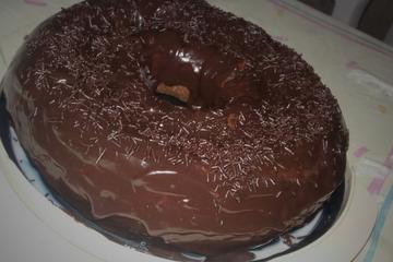 Bolo de chocolate de liquidificador