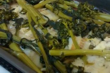 Filé de peixe ao forno