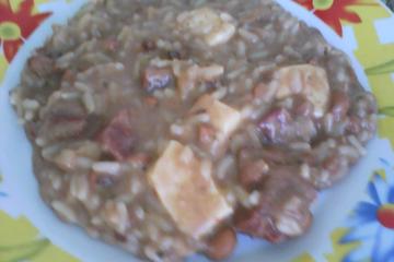 Baião de dois cremoso
