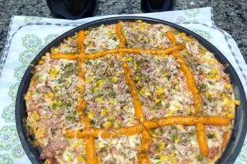 Pizza de liquidificador