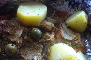 Salmão no forno