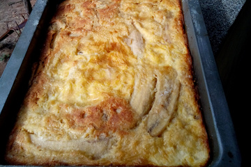 Torta de banana (massa seca)