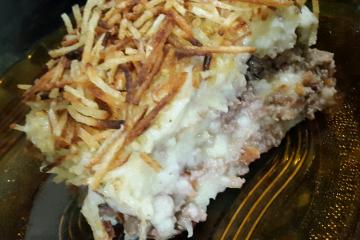 Escondidinho de carne moída