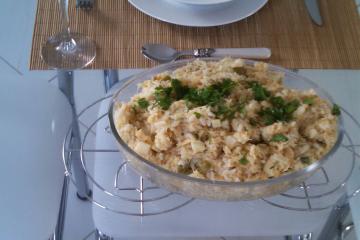 Risoto de bacalhau