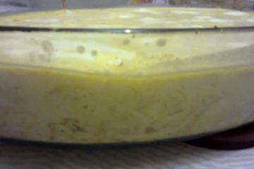 Frango com creme de milho e catupiry