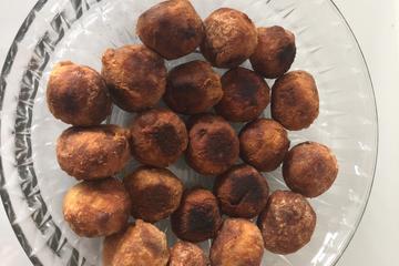 Bolinho de bacalhau com aipim