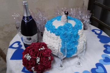 Bolo de noivado ou casamento