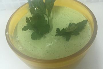 Molho verde delicioso