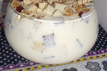 Creme de limão com Bis