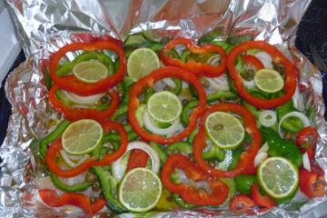 Peixe no papelote