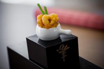 Escondidinho de camarão com kani