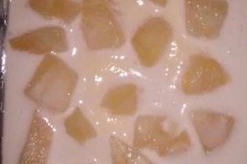 Creme Gelado (maçã ou pêssego)