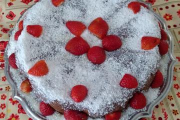 Bolo de morango
