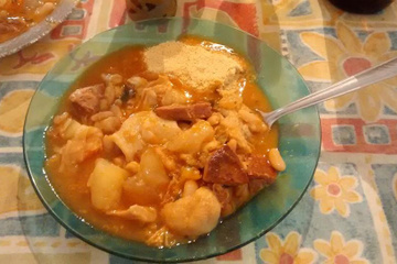 Receita de Mocotó com dobradinha, feijão branco e legumes da Vanessa ...