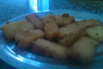 Polenta frita super fácil