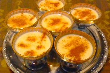 Arroz doce com leite condensado e coco