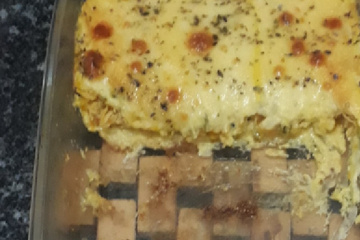 Frango com creme de milho