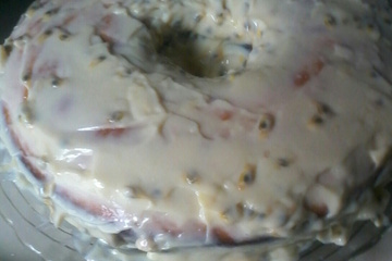 Bolo de maracujá de liquidificador