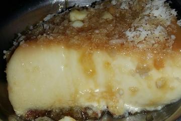 Pudim de leite condensado com creme de leite