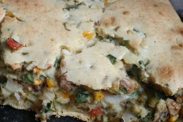 Torta deliciosa de sardinha