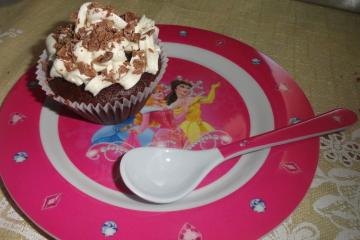 Cupcake de Chocolate com Creme amanteigado de Chocolate