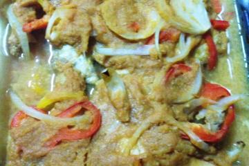 Filé de peixe no forno