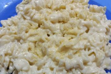 Molho branco para macarrão