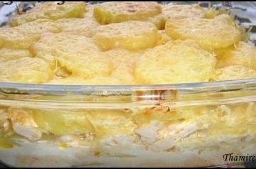 Batatas gratinadas