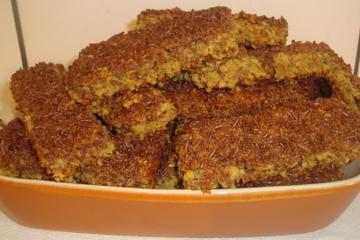 Barra de cereal de banana