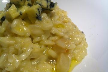 Risoto de gorgonzola e pêra