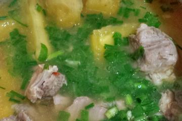 Suan com mandioca
