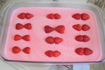 Mousse de morango facílimo