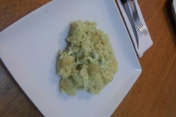 Risoto de gorgonzola e pêra