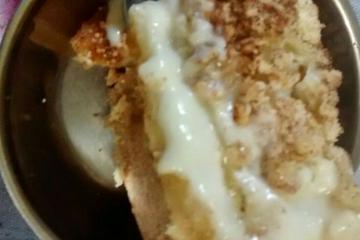 Bolo farofa de banana