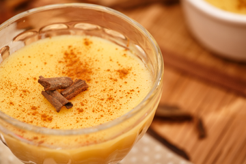 Curau de milho de lata de liquidificador cremoso sem leite condensado