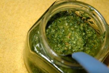 Massa ao pesto