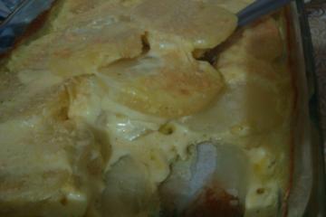 Batata gratinada