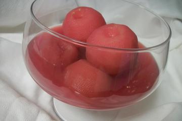 Maçã com gelatina