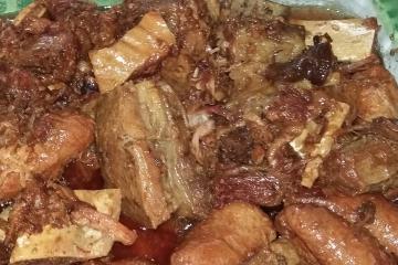 Costela com linguiça na panela de pressão