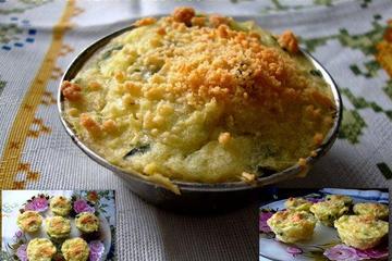 Croquetes de aipim (mandioca) em fôrmas de empada