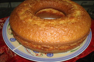 Bolo de laranja rápido (liquidificador)