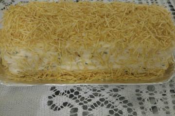 Torta fria de pão de fôrma