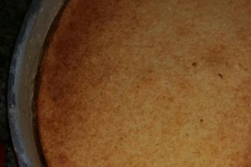 Bolo de fubá cremoso