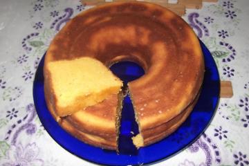 Bolo de milho de liquidificador