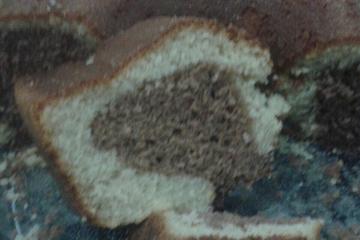 Bolo mesclado de chocolate