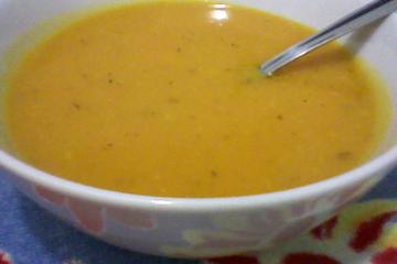 Sopa creme de abóbora