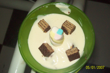 Creme de limão com Bis