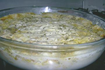 Torta de Frango de Microondas