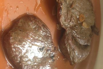 Bife frito rápido e gostoso