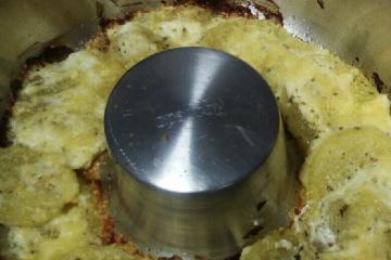 Batata Gratinada com Requeijão